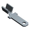TE Connectivity FASTON .110 Black Uninsulated Male Spade Connector Crimp 2.79 x 0.51 mm Tab Size 22 AWG to 18 AWG 62122-1