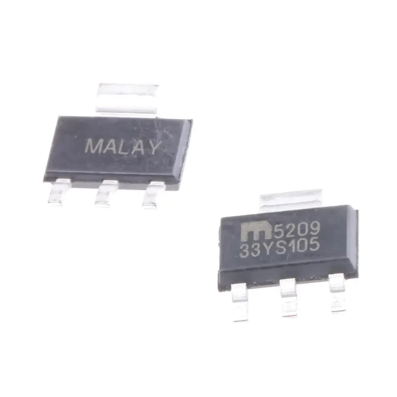 Microchip 16V 500mA Low Dropout Voltage Regulator SOT-223 4-Pin MIC5209-3.3YS-TR