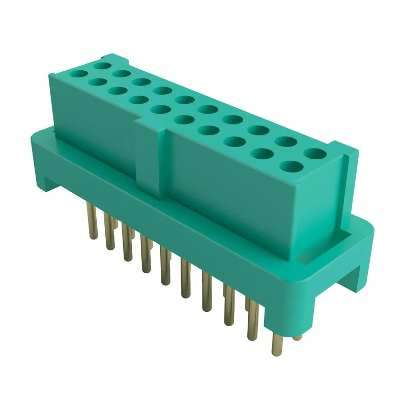 HARWIN Gecko Series 12-Contact 2 Row 1.25 mm Pitch Straight Through Hole PCB Socket G125-FV11605L0P