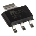 Microchip Low Dropout Voltage Regulator 3.3 V 200mA 26 V Maximum Input Voltage SOT-223 4-Pin MIC5201-3.3YS-TR