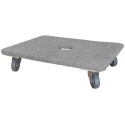 RS PRO Plywood Dolly, Load Capacity 200 kg, Platform 600 mm L x 450 mm W x 130 mm H, Wheel Diameter 75 mm 909-7050