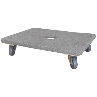 RS PRO Plywood Dolly, Load Capacity 200 kg, Platform 600 mm L x 450 mm W x 130 mm H, Wheel Diameter 75 mm 909-7050