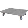 RS PRO Plywood Dolly, Load Capacity 200 kg, Platform 600 mm L x 450 mm W x 130 mm H, Wheel Diameter 75 mm 909-7050