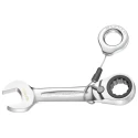 Facom Combination Ratchet Spanner Satin Chrome Height Safe 16 mm 123 mm Overall 467S.16SLS