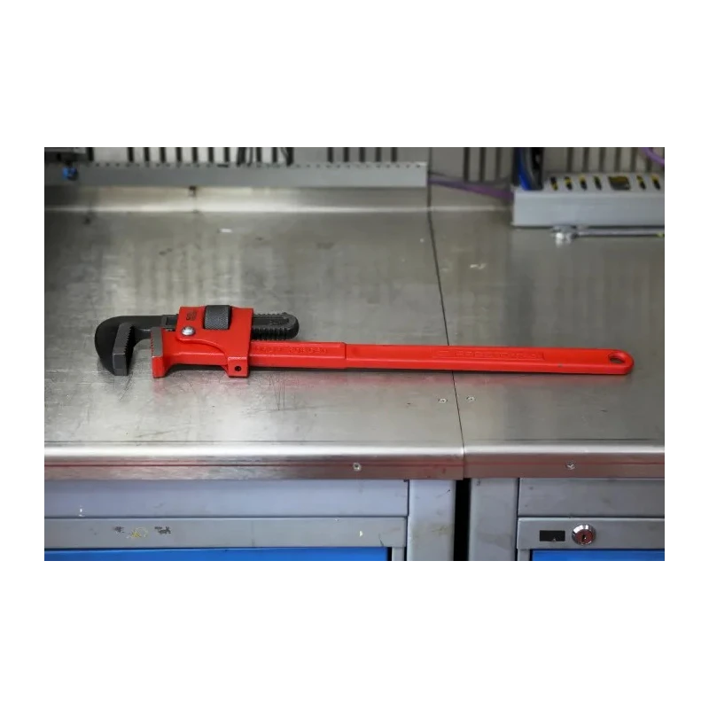 Facom 76 mm Jaw Capacity Pipe Wrench, 600 mm Overall Length, Metal Handle 131A.24SLS
