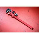 Facom 76 mm Jaw Capacity Pipe Wrench, 600 mm Overall Length, Metal Handle 131A.24SLS