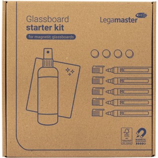 Legamaster White Board Accessory Kit including Microfibre Cloth, TZ 7 Cleaning Spray, Superstrong Magnets, and 867457000