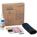 Legamaster White Board Accessory Kit including Microfibre Cloth, TZ 7 Cleaning Spray, Superstrong Magnets, and 867457000