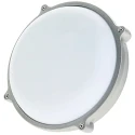 Timeguard Round LED Bulkhead Light 15W 230V AC Cool White, IP65 Waterproof, Die Cast Housing LEDBHR15W