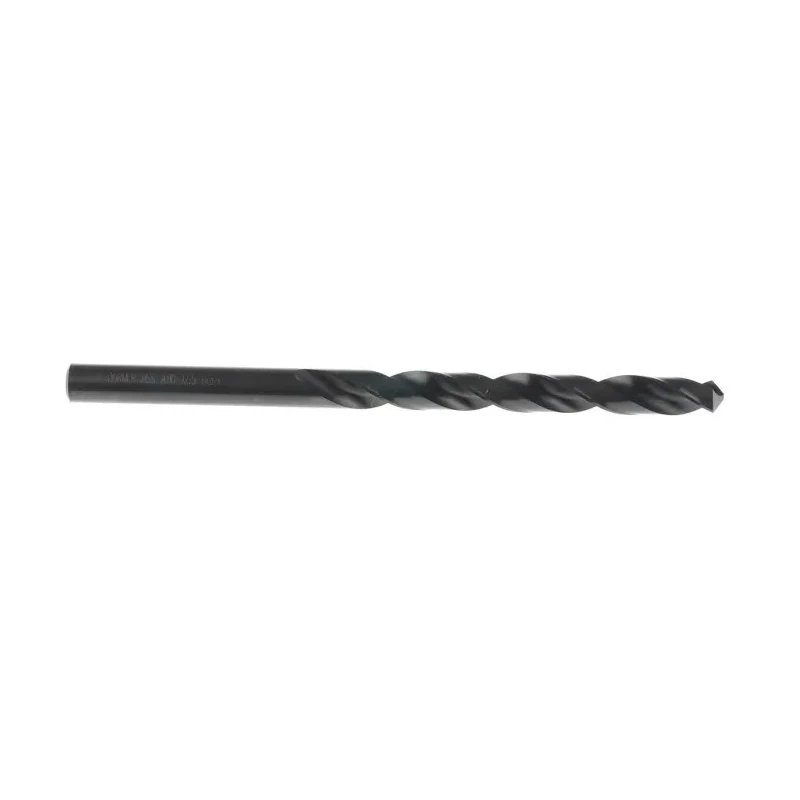 Dormer High Speed Steel Twist Drill Bit 1 in Size, 205mm Overall Length, 12.5mm Shank Cylindrical, Bright Finish A11012.5
