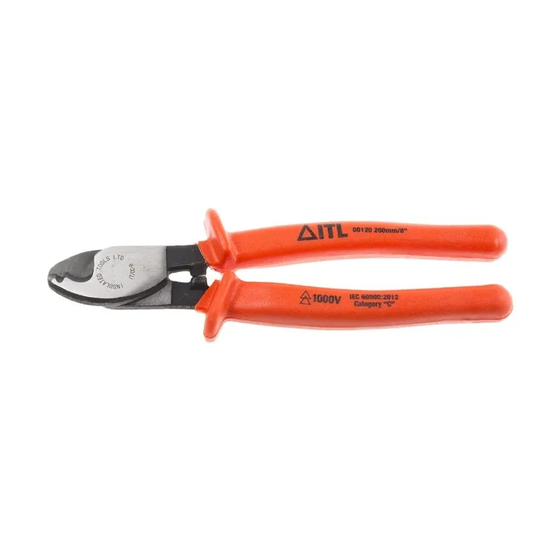 ITL Insulated Tools Ltd 250mm VDE 1000V Approved Diagonal Cable Cutter 911-1073