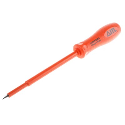 ITL Insulated Tools Ltd Insulated Screwdriver, 150 mm Blade, 227 mm Overall Length, VDE/1000V Approved, Nylon 11 911-1102