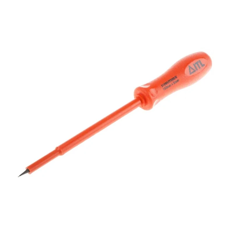 ITL Insulated Tools Ltd Insulated Screwdriver, 150 mm Blade, 227 mm Overall Length, VDE/1000V Approved, Nylon 11 911-1102
