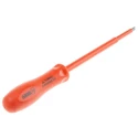 ITL Insulated Tools Ltd Insulated Screwdriver, 150 mm Blade, 227 mm Overall Length, VDE/1000V Approved, Nylon 11 911-1102