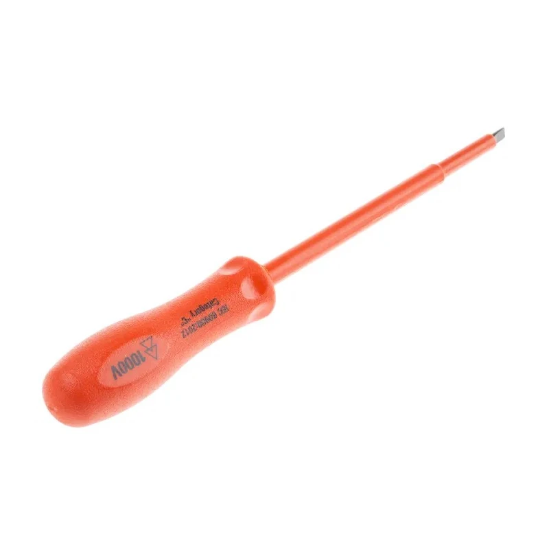 ITL Insulated Tools Ltd Insulated Screwdriver, 150 mm Blade, 227 mm Overall Length, VDE/1000V Approved, Nylon 11 911-1102