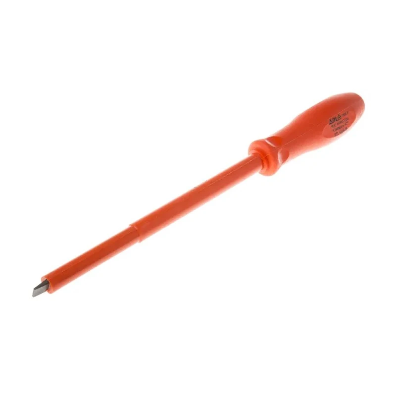ITL Insulated Tools Ltd Insulated Screwdriver 203 mm Blade Nylon 11 Handle Alloy Steel Blade VDE/1000V Approved 911-1124
