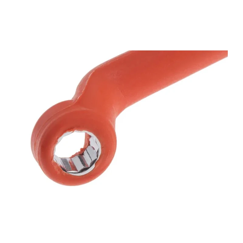 ITL Insulated Tools Ltd Offset Ring Spanner 10 mm, 95mm Overall Length Chrome Vanadium Steel Insulated VDE/1000V