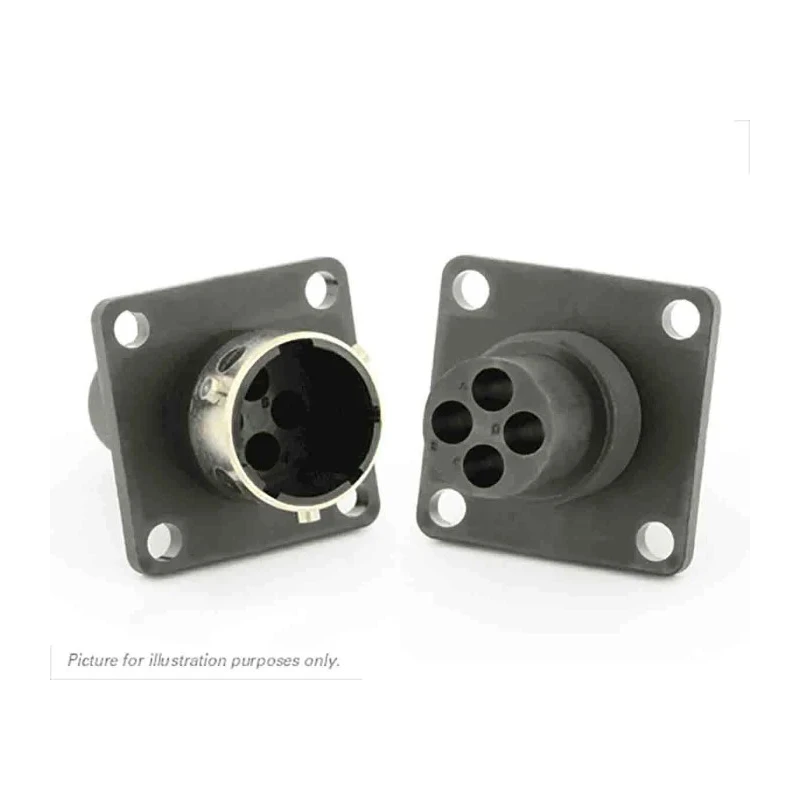 Souriau Sunbank by Eaton Circular Connector 4 Contacts Flange Plug Male IP65 Standard UTG0104PH