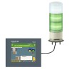 Schneider Electric Harmony XVG Series Clear Signal Tower Buzzer, 3 Lights, 5V Base Mount XVGU3SWV