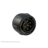 Souriau Sunbank by Eaton Circular Connector, 8 Contacts, Cable Mount, Socket Male, IP68 IP69K Rated, 32V, 10A, UTS6128P