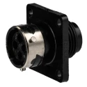 Souriau Sunbank by Eaton Circular Connector 4 Contacts Flange Plug Female IP65 Standard UTG0104SH