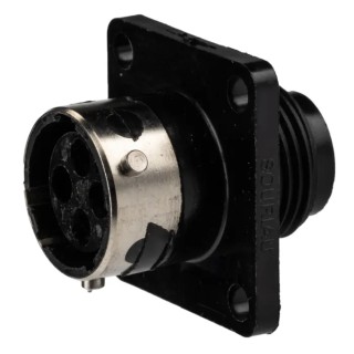 Souriau Sunbank by Eaton Circular Connector 4 Contacts Flange Plug Female IP65 Standard UTG0104SH