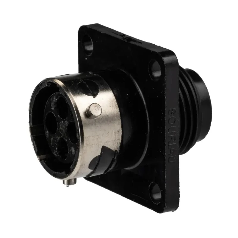 Souriau Sunbank by Eaton Circular Connector 4 Contacts Flange Plug Female IP65 Standard UTG0104SH