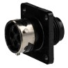 Souriau Sunbank by Eaton Circular Connector 4 Contacts Flange Plug Female IP65 Standard UTG0104SH