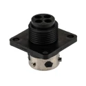 Souriau Sunbank by Eaton Circular Connector 4 Contacts Flange Plug Female IP65 Standard UTG0104SH