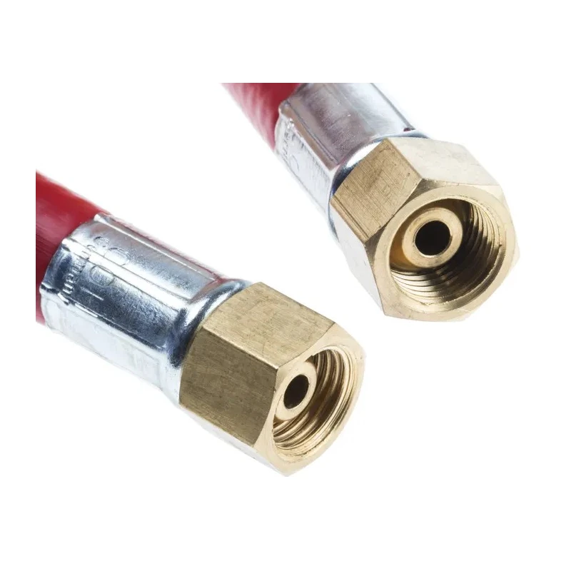 RS PRO Flexible Hose, Female 1/4 in BSP Female Connections, 20 bar Pressure, 15 m Length, Nitrile Blend, PVC Material