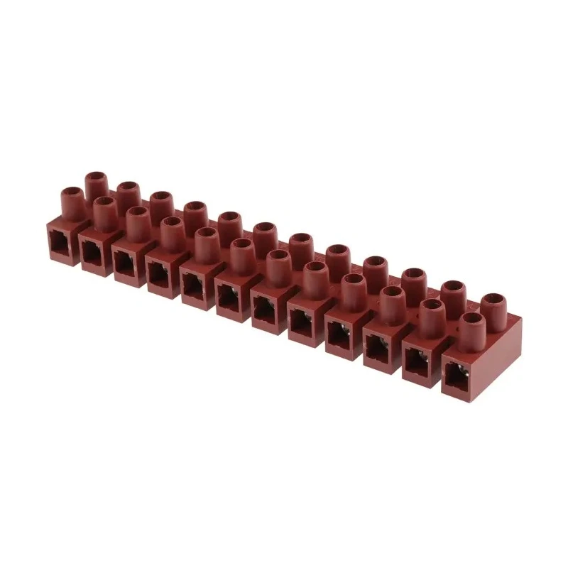 RS PRO Disconnect Terminal Block 12-Way 16mm² Wire 76A Screw Terminal 450V Italy 910-6788