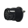 Bulgin Circular Connector Miniature, 12 Contacts, Rear Mount, Socket Female, 600V, 3A, IP69K, IP66, IP68 PXP4013/12S