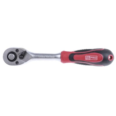 RS PRO 1/4 in Ratchet with Ratchet Handle Chrome Vanadium Steel Mirror Polished 72 Teeth 912-5404