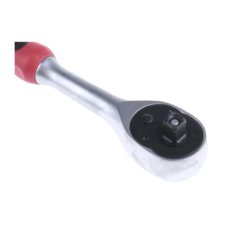 RS PRO 1/4 in Ratchet with Ratchet Handle Chrome Vanadium Steel Mirror Polished 72 Teeth 912-5404