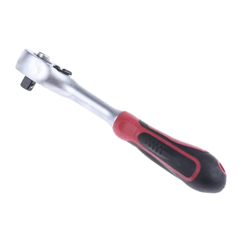 RS PRO 1/4 in Ratchet with Ratchet Handle Chrome Vanadium Steel Mirror Polished 72 Teeth 912-5404