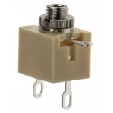 RS PRO 2.5 mm PCB Female 2 Way Mono Jack Connector 34V AC 500mA Solder Termination 913-1024