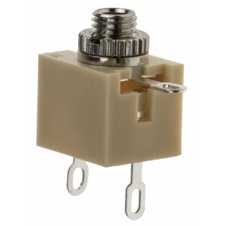 RS PRO 2.5 mm PCB Female 2 Way Mono Jack Connector 34V AC 500mA Solder Termination 913-1024