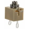 RS PRO 2.5 mm PCB Female 2 Way Mono Jack Connector 34V AC 500mA Solder Termination 913-1024