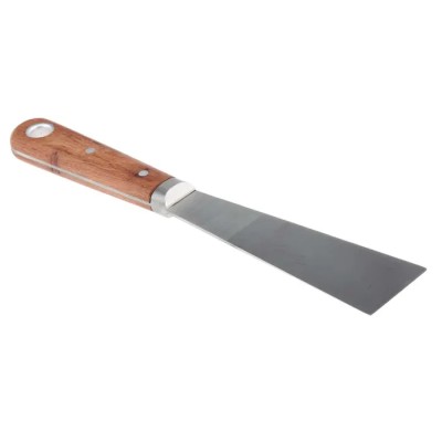 RS PRO Hardwood Putty Knife Scraper with 125 mm Polished Carbon Steel Blade 794-711