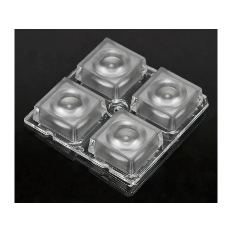 Ledil High Bay Series 4-Way LED Lens Square Beam 4 LEDs Polymethyl Methacrylate Clear C13232_HB-2X2-WW
