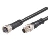 Brad from Molex Sensor Actuator Cable Female 3-way Straight to Male 3-way Straight 1m 60V IP67 1200878704