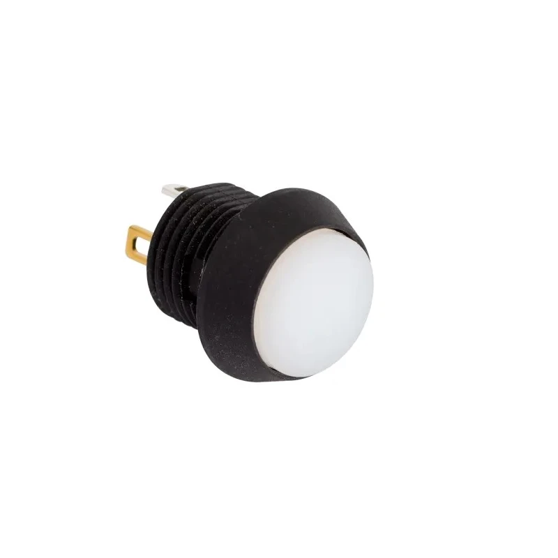 EOZ Illuminated Momentary Push Button Switch Panel Mount 12 mm Cutout SPST Green Blue LED IP67 2.5 kV ac FL12DGB5