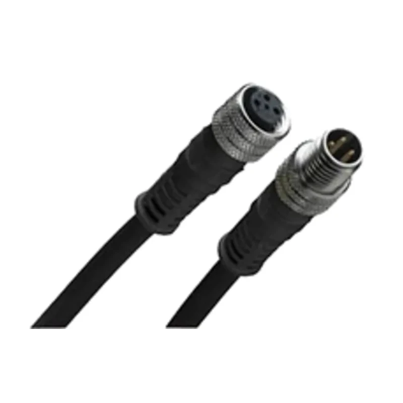 Brad from Molex Sensor Actuator Cable Female 4 way M12 Straight to Male M12 Straight 2m 1200070474
