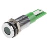 RS PRO Green Panel Mount Indicator 24V DC 20mA Solder Lug Termination IP67 Flush Bezel 913-8716
