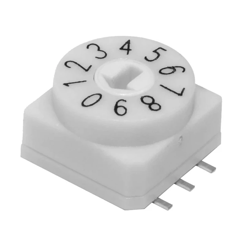 KNITTER-SWITCH Surface Mount PCB Subminiature Rotary Coded Switch 24 V DC Voltage Rating SMR 60110