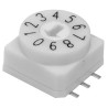 KNITTER-SWITCH Surface Mount PCB Subminiature Rotary Coded Switch 24 V DC Voltage Rating SMR 60110