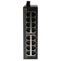 HARTING Unmanaged 16 Port Ethernet Switch 100 Mbps Network Speed 24-48V DC DIN-Rail Mount 24030160010