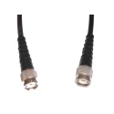 Telegartner TNC Series RG58 Coaxial Cable 50 Ω, Black PVC Jacket, 500 mm Length 