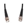 Telegartner TNC Series RG58 Coaxial Cable 50 Ω, Black PVC Jacket, 500 mm Length