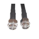 Telegartner N Type Series RG213 Coaxial Cable 5000 mm 50 Ohm Black Terminated 
